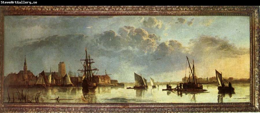 Aelbert Cuyp View on the Maas at Dordrecht